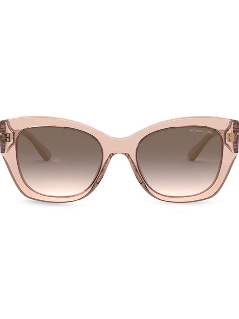 michael kors clear pink frames|More.